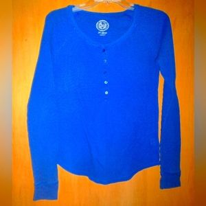 SO Blue Long Sleeve Shirt Size XL